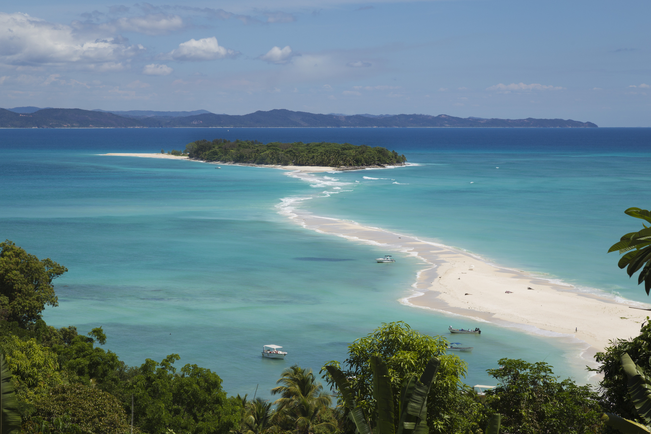 Nosy Iranja tropical beach in Madagascar