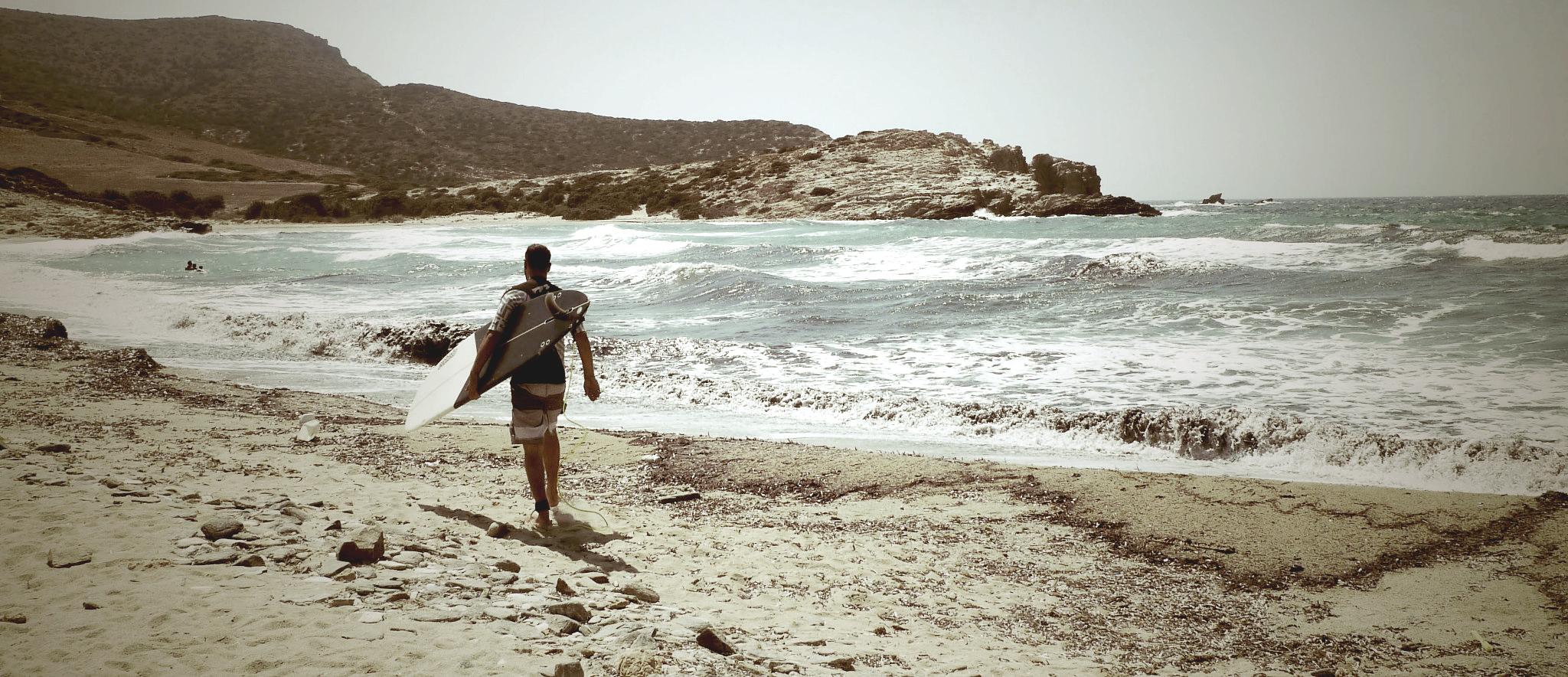 THE ROOSTER - man on beach